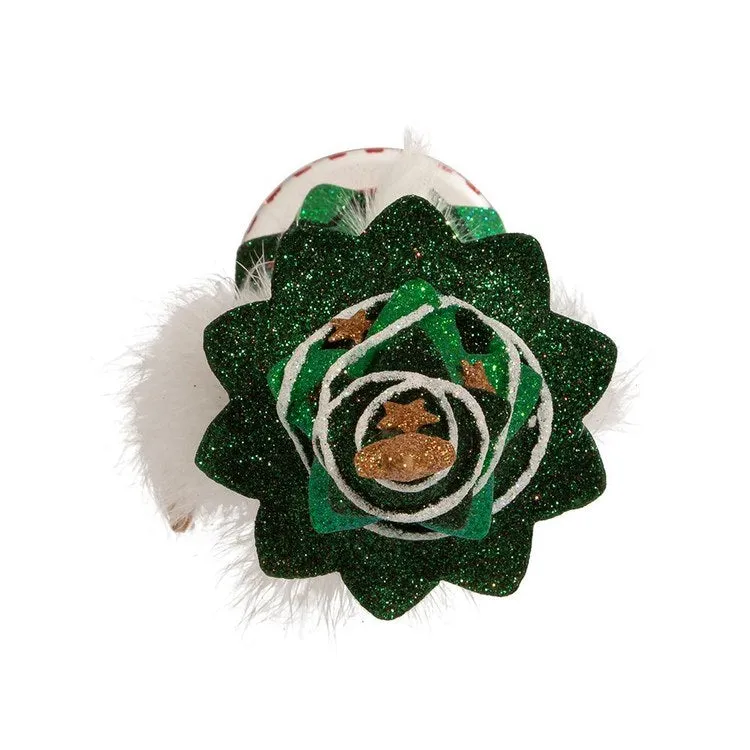 12.5" Hollywood Jolly Tree Christmas Hat Nutcracker