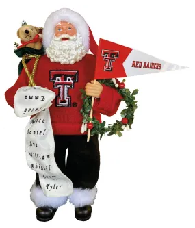 12" Texas Tech Proud Santa - Sale