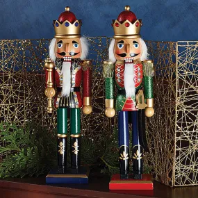 15" Glittery King Nutcrackers