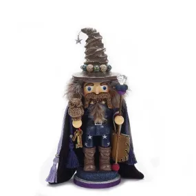 15" Hollywood Wizard Nutcracker with Owl