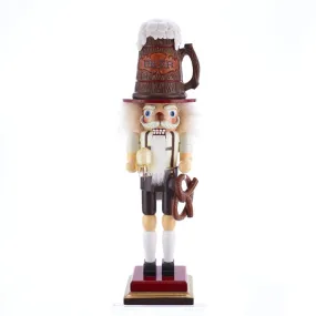 17.5" Hollywood Beer and Pretzel Nutcracker