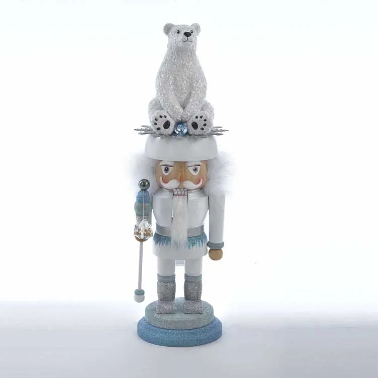 17" Polar Bear Nutcracker