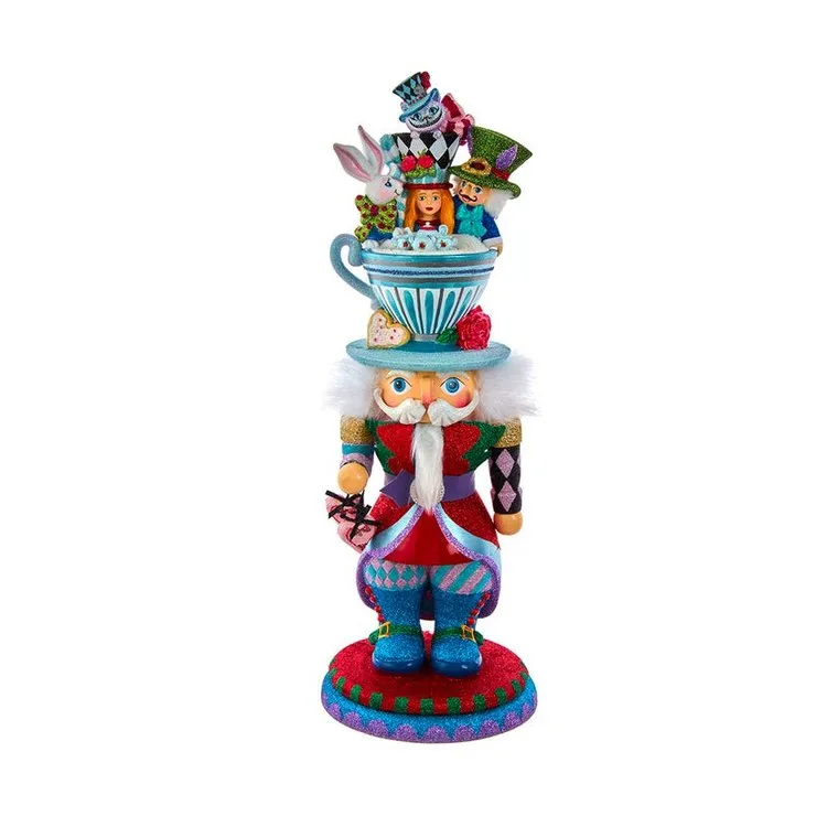 18" Hollywood Alice Teacup Hat Nutcracker