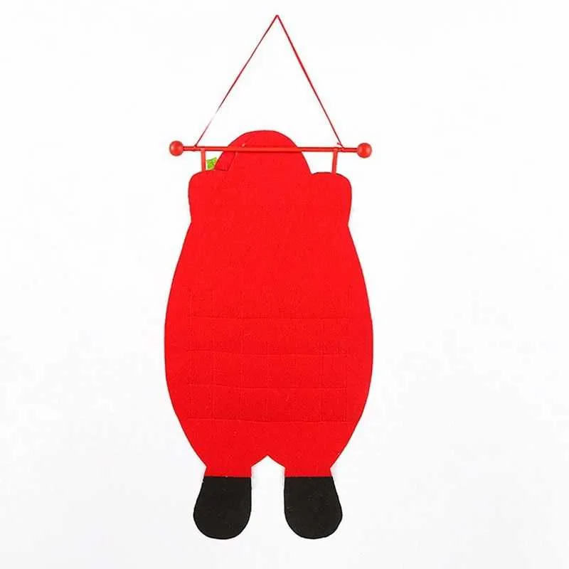 1PC Fabric Felt Advent Calendar Santa Elk Snowman Christmas