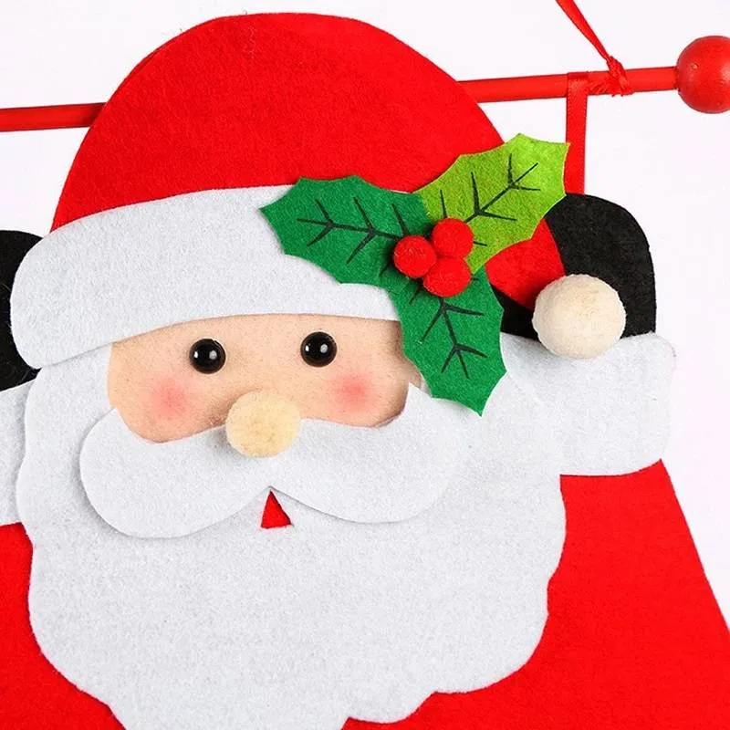 1PC Fabric Felt Advent Calendar Santa Elk Snowman Christmas