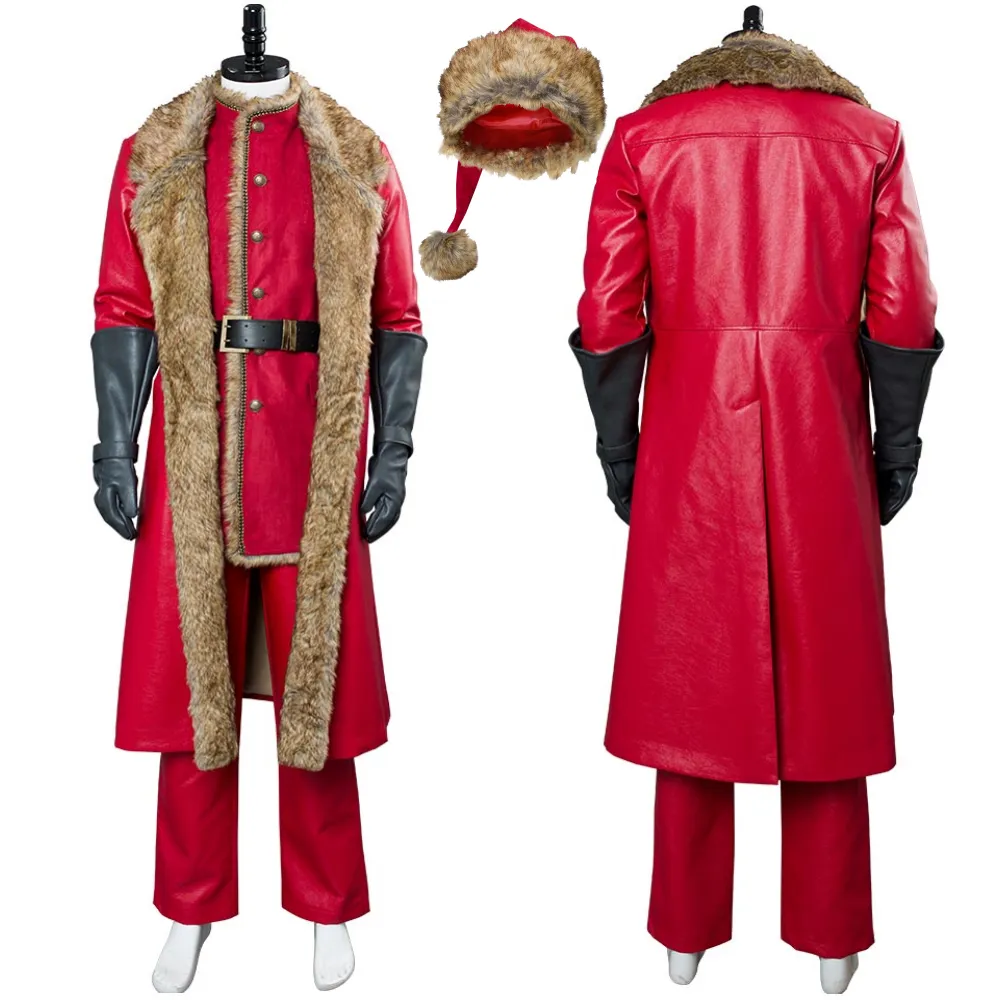2018 Movie The Christmas Chronicles Santa Claus Outfit Cosplay Costume Halloween Carnival Suit