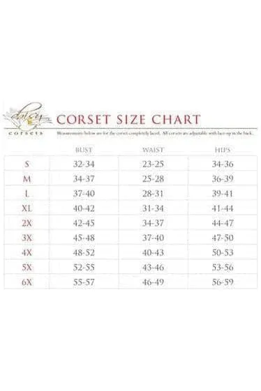 3 PC Premium Black Witch Corset Costume