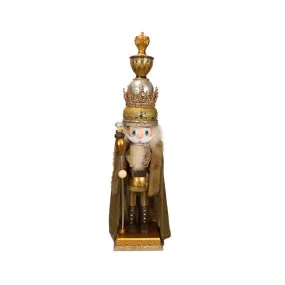 36" Hollywood Gold King Nutcracker