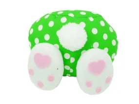 8" Plush Bunny Bottom: Green