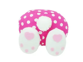 8" Plush Bunny Bottom: Pink