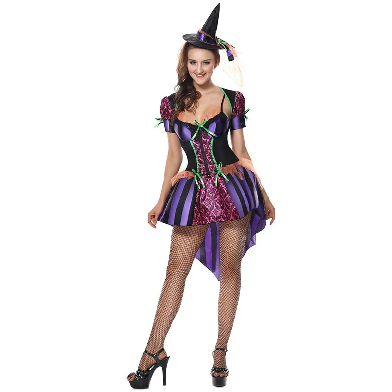 Adult Witch Body Shaper Costume #Purple #Witch Costumes