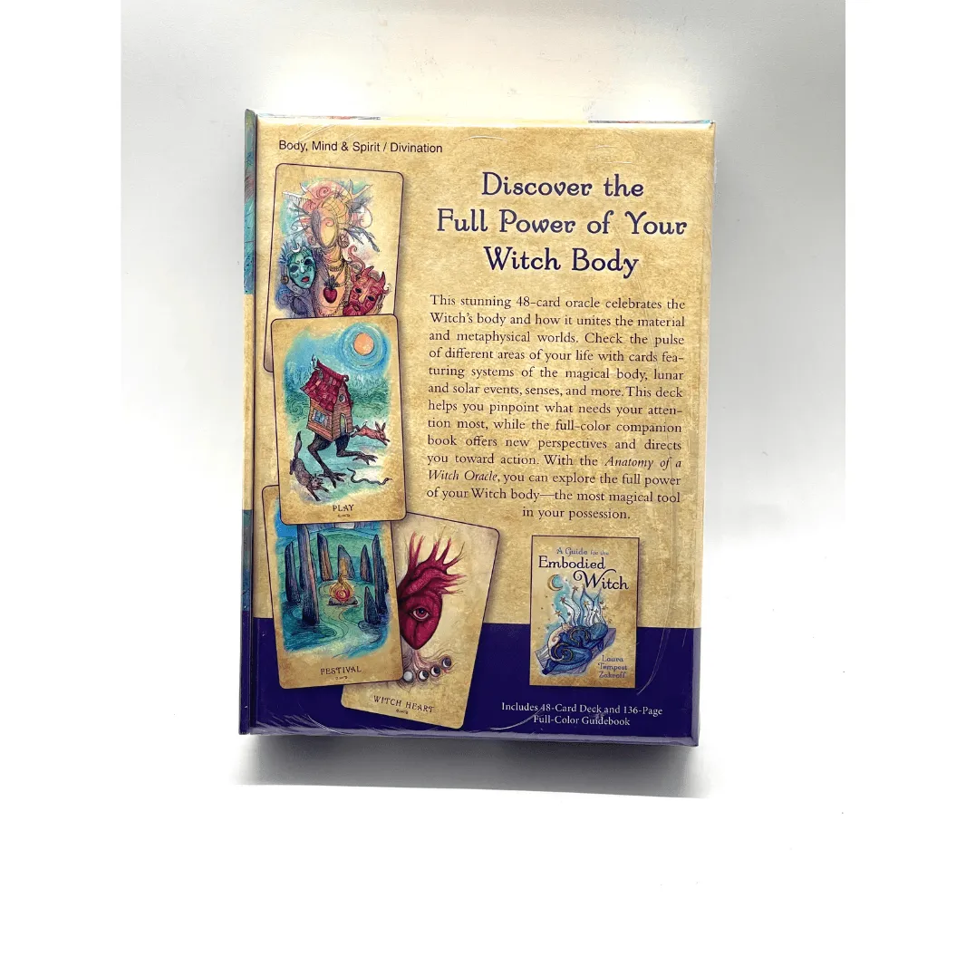 Anatomy of a Witch Oracle cards by  BY Laura Tempest Zakroff