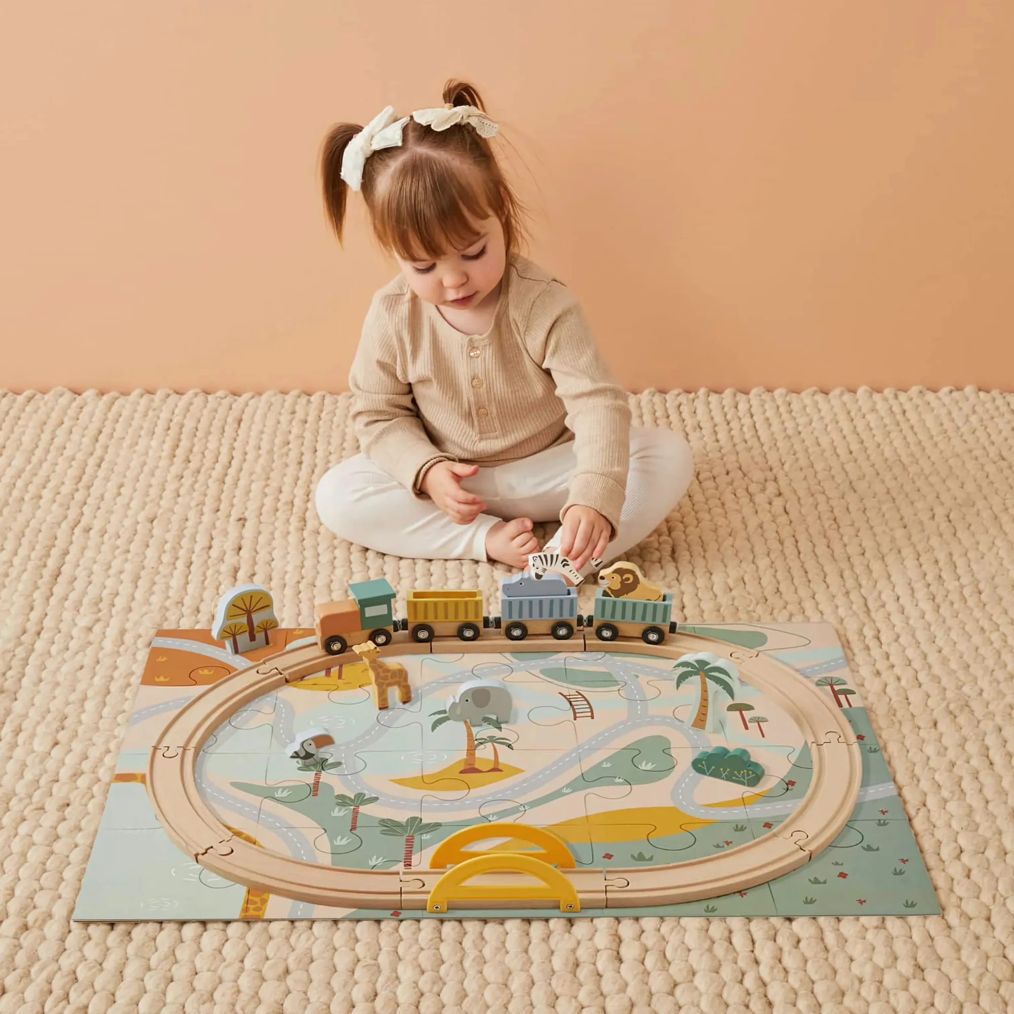 Animal Puzzle | Train Set