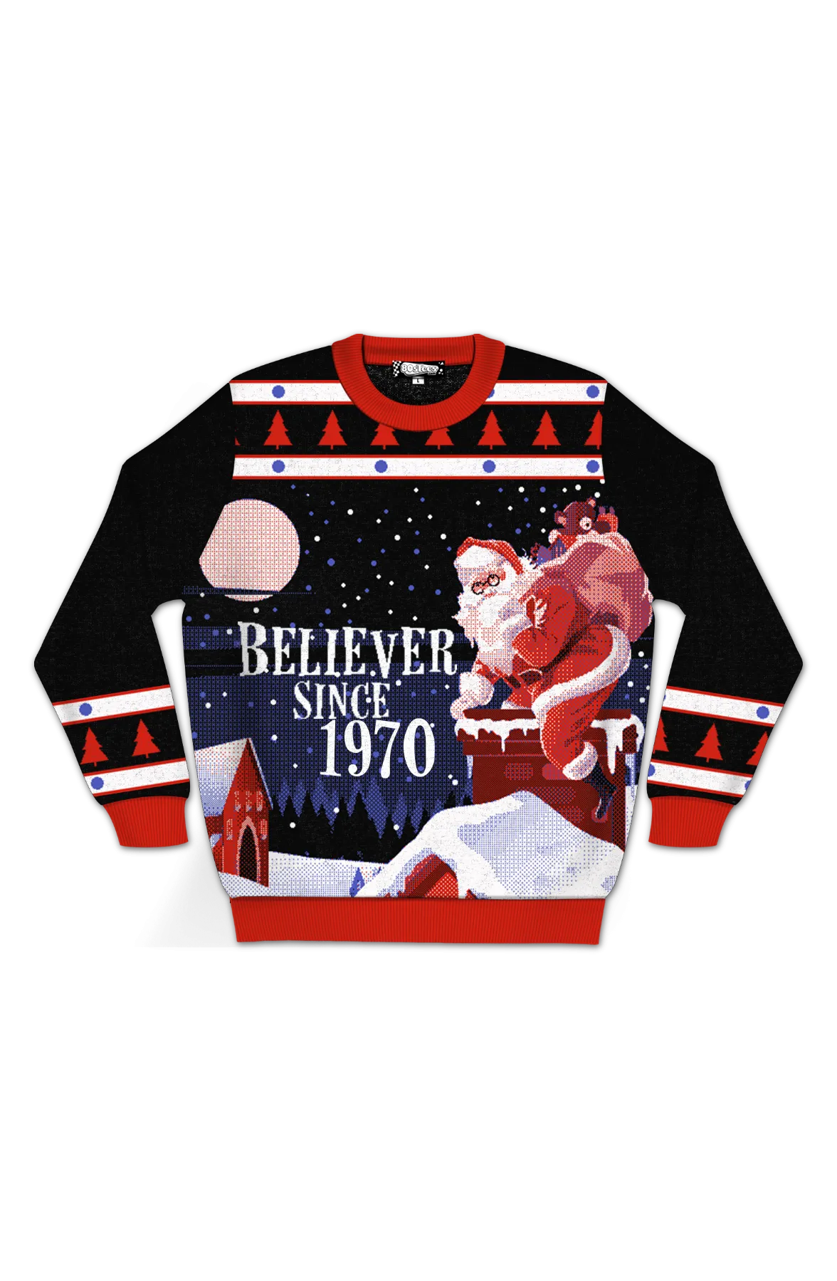 Believer Since 1970 Knitted Christmas Sweater