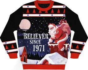 Believer Since 1971 Knitted Christmas Sweater
