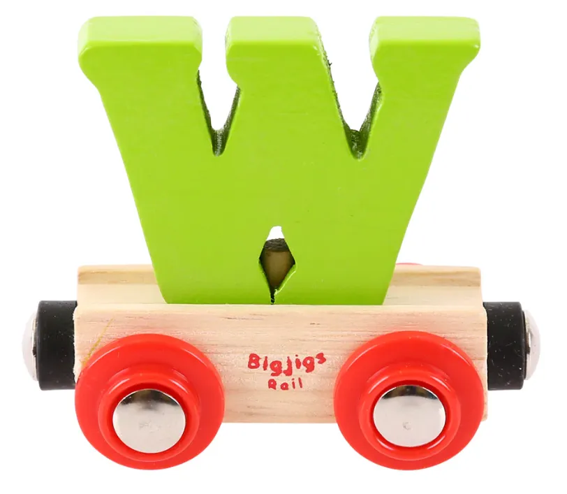Bigjigs Train Letter W