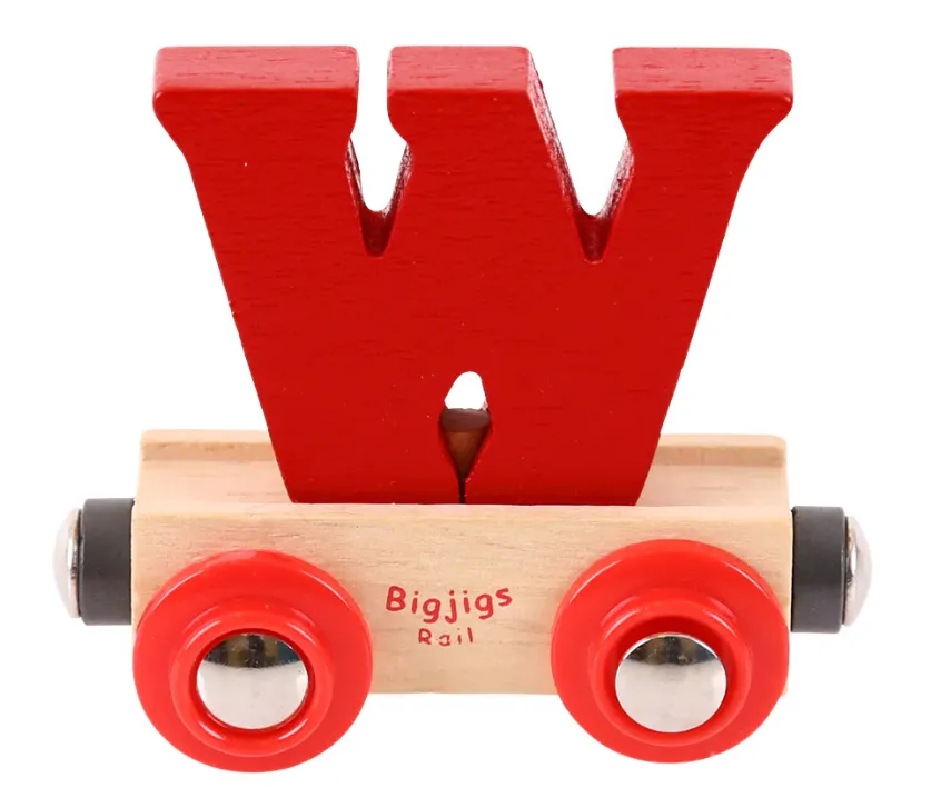 Bigjigs Train Letter W