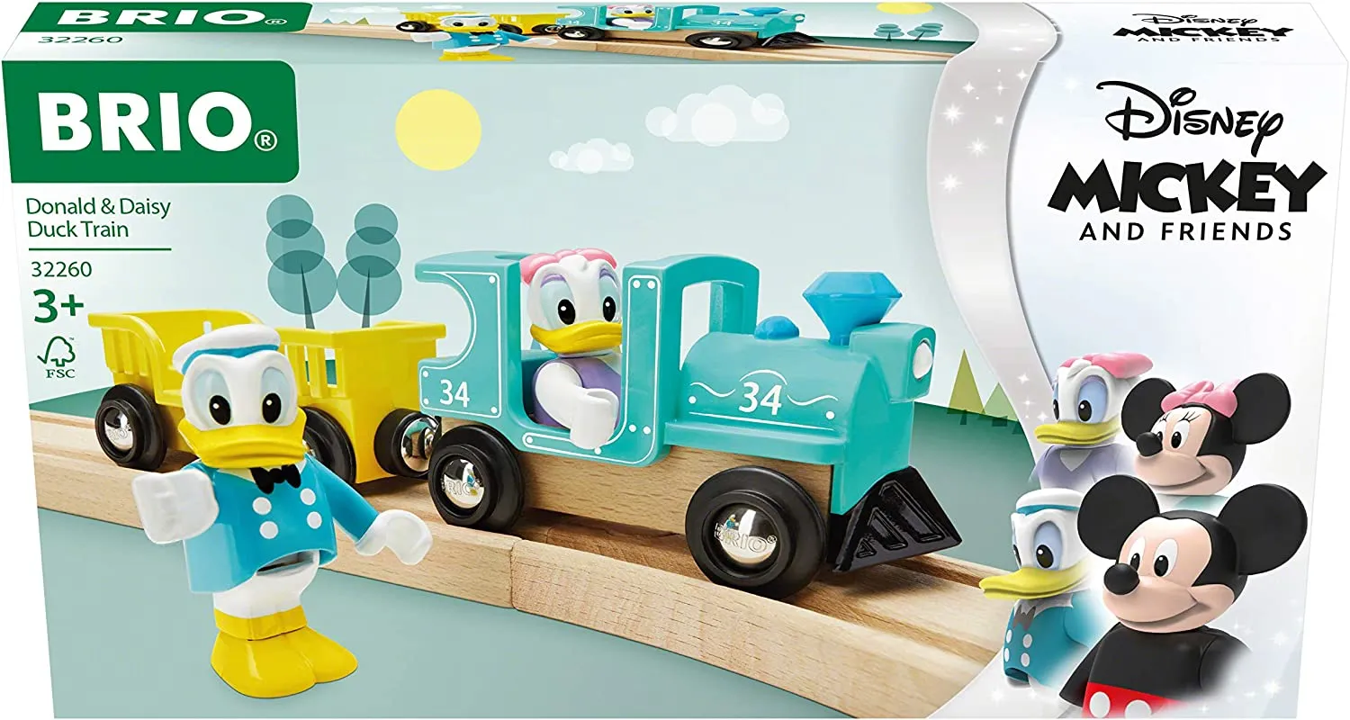Brio 32260 Disney Mickey and Friends Donald AND Daisy Duck Train