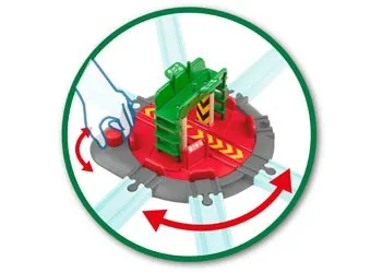 BRIO - TURNTABLE & FIGURE: 2 PIECES