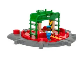 BRIO - TURNTABLE & FIGURE: 2 PIECES
