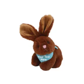 Brown Bunny With Bandana 6"