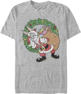 Bugs Bunny Santa Claus Looney Tunes T-Shirt