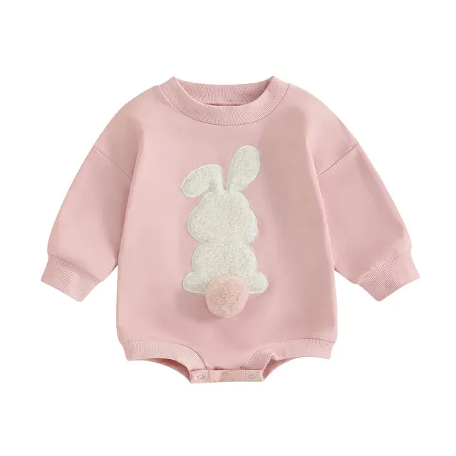 BUNNY Plush Long-Sleeve Onesie