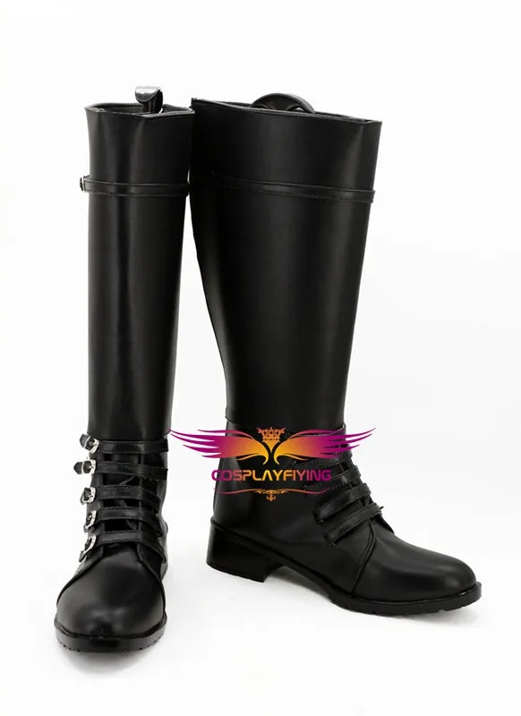 Captain America: Civil War Scarlet Witch Wanda Django Maximoff Cosplay Shoes Boots Custom Made for Adult Men and Women