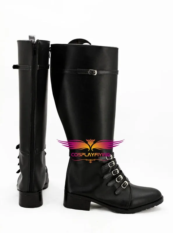 Captain America: Civil War Scarlet Witch Wanda Django Maximoff Cosplay Shoes Boots Custom Made for Adult Men and Women