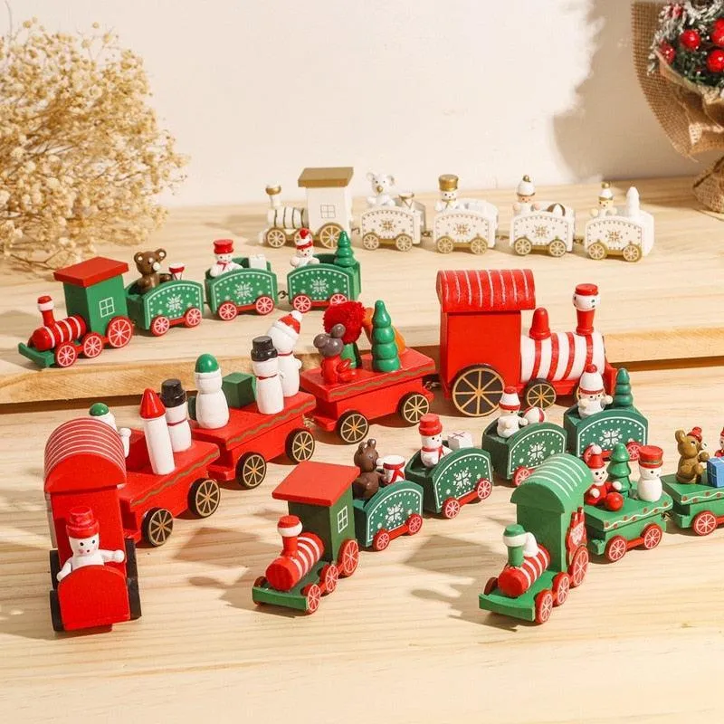 Charming Holiday Train Ornament - Joyous Decor for Christmas Celebrations