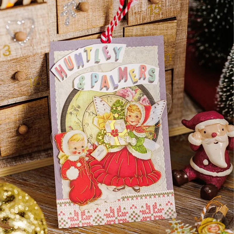 Christmas Clear Transparent Stickers - Angel, Lady, Fairy, Santa Claus, Girl, Pet