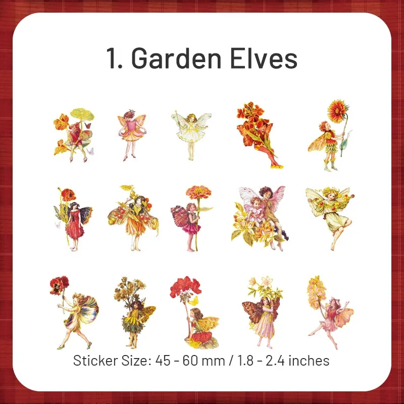 Christmas Clear Transparent Stickers - Angel, Lady, Fairy, Santa Claus, Girl, Pet