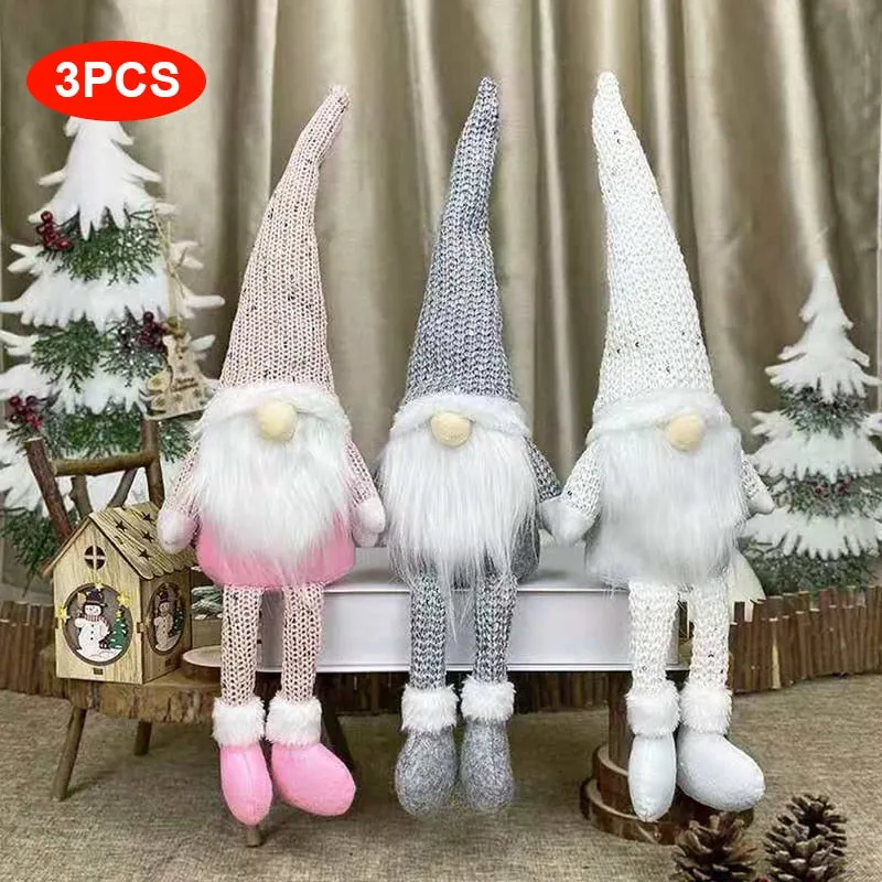 Christmas Dolls Tree Decor New Year Ornament Reindeer