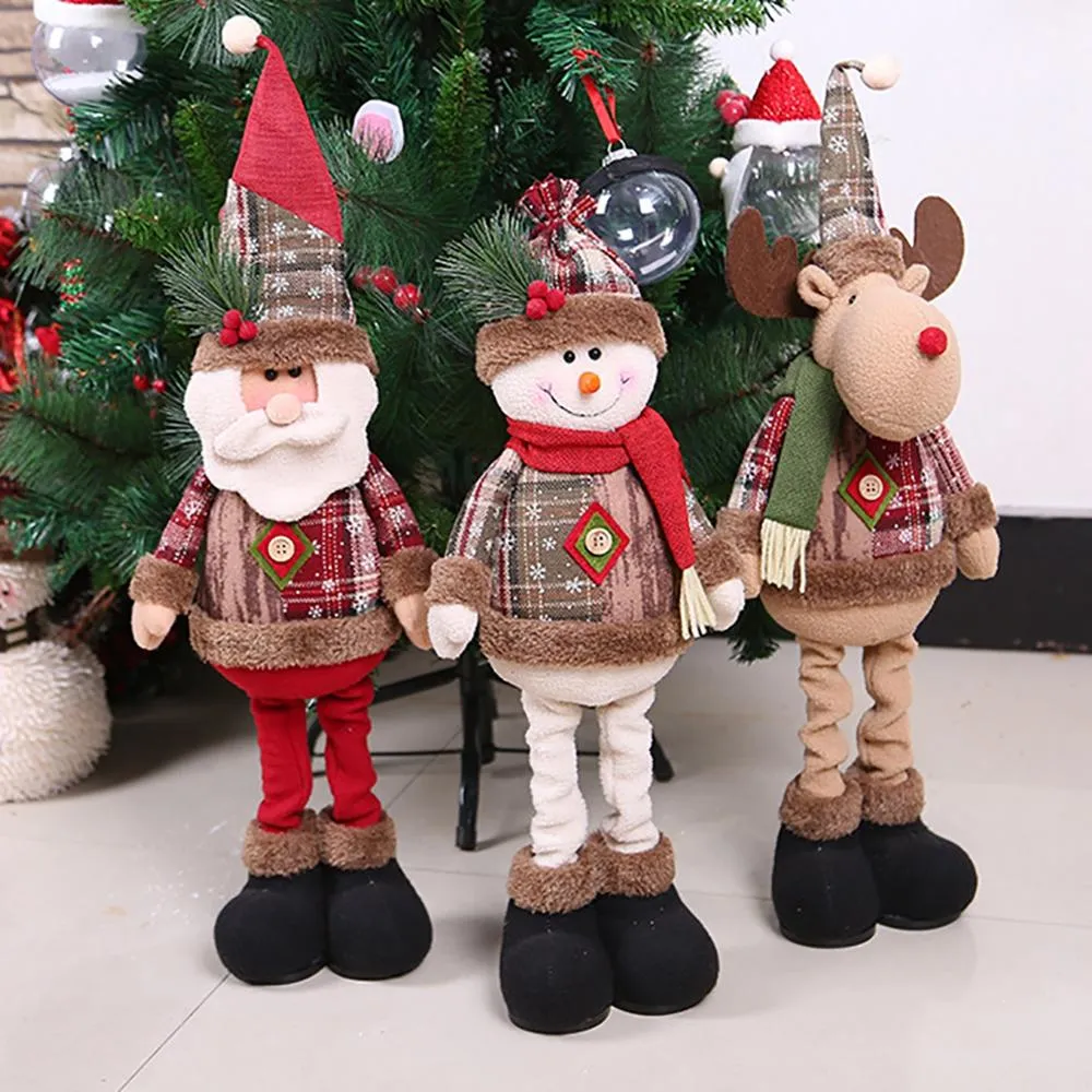 Christmas Dolls Tree Decor New Year Ornament Reindeer