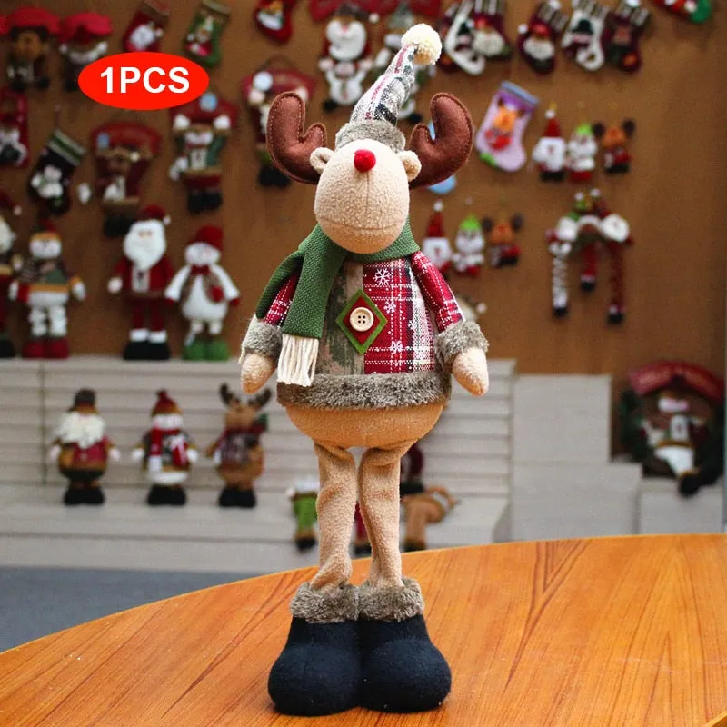 Christmas Dolls Tree Decor New Year Ornament Reindeer