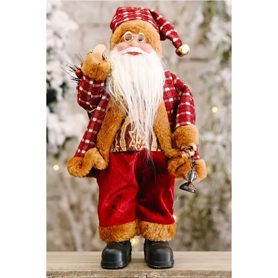 Christmas Standing Santa Claus Figure