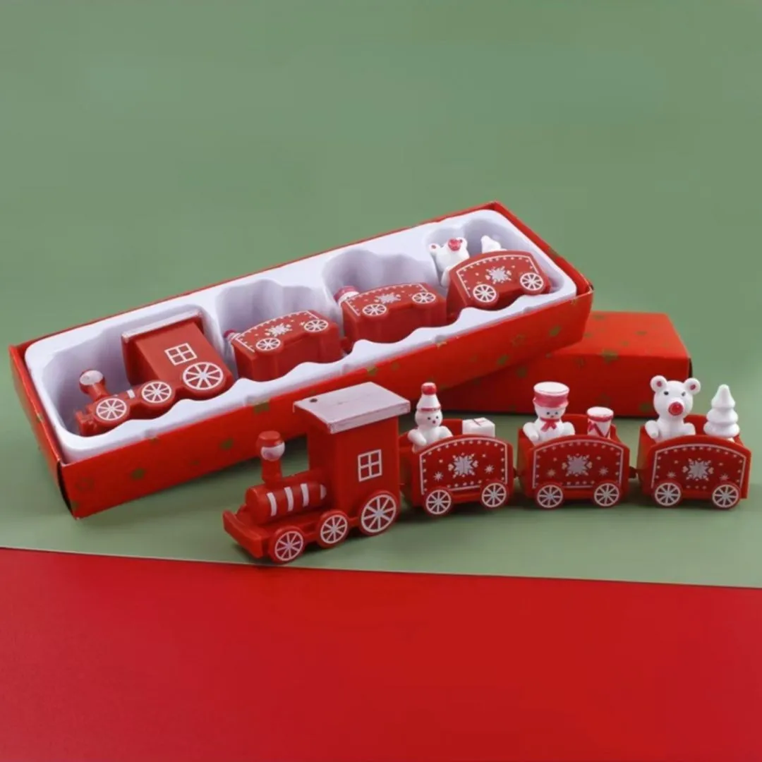 Christmas Train Decor Crafts | Christmas Cake Topper
