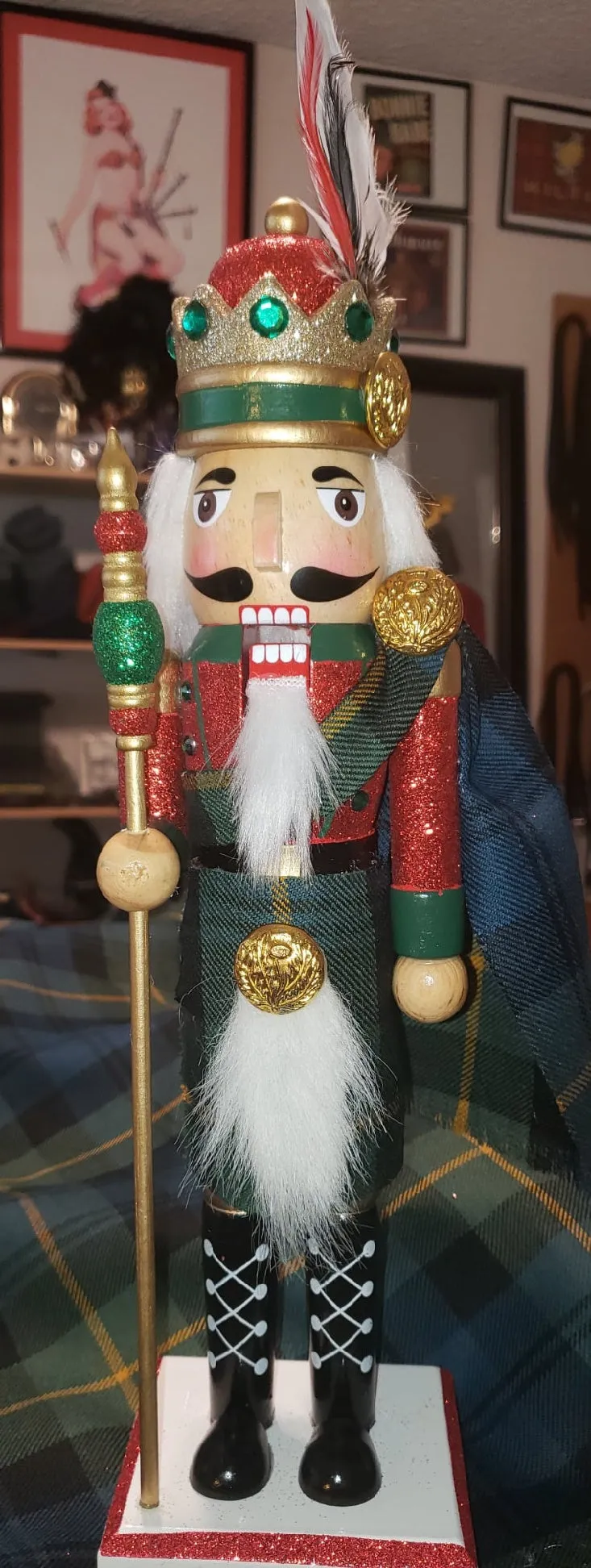 Custom Tartan Nutcrackers