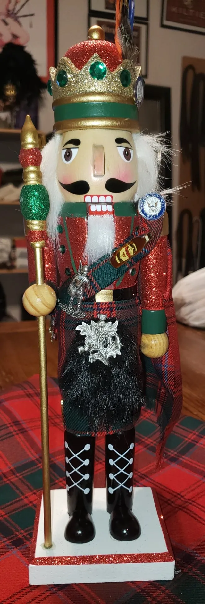 Custom Tartan Nutcrackers