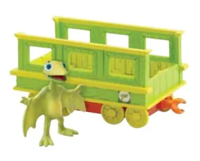 Dinosaur Train Tiny Collectible Figure & Train Car