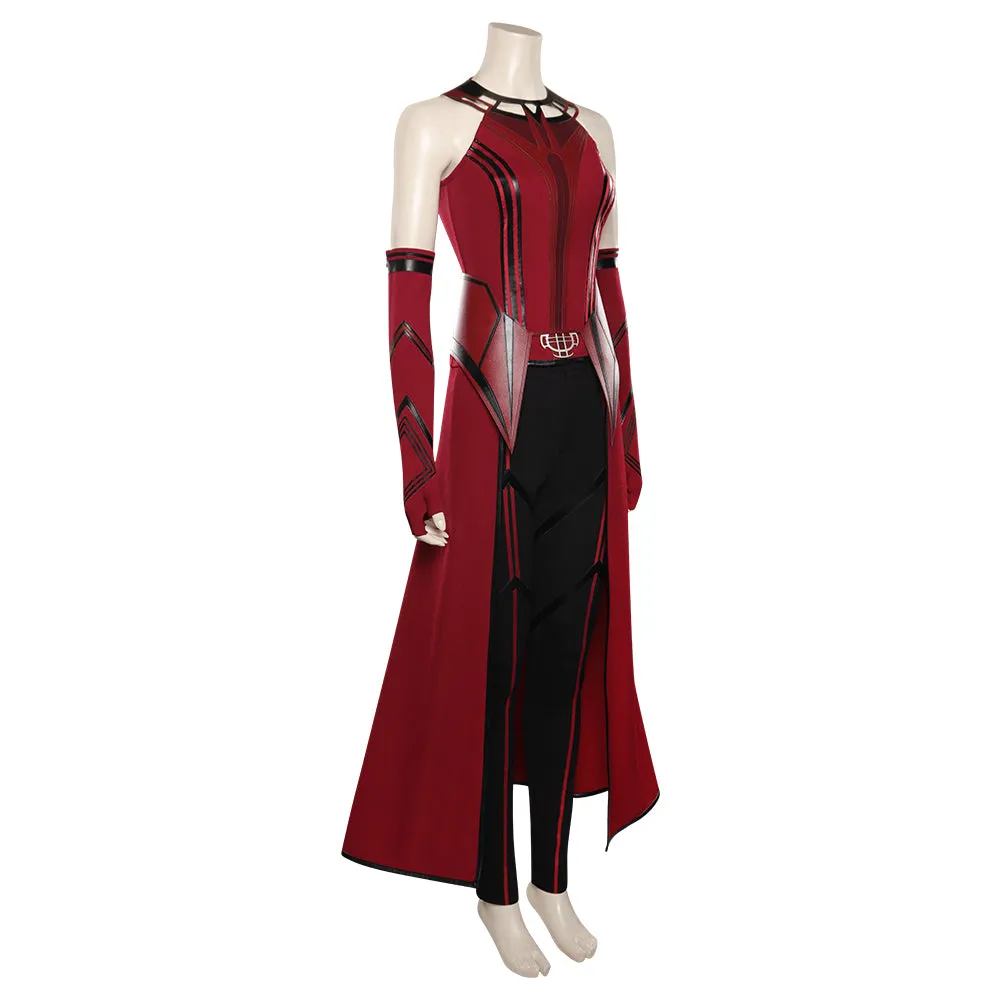 Doctor Strange in the Multiverse of Madness  Scarlet Witch Wanda Cosplay Costumes Outfits Halloween Carnival Suit