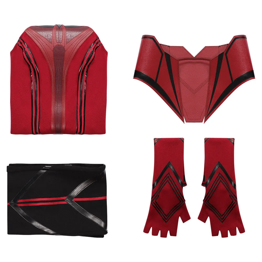 Doctor Strange in the Multiverse of Madness  Scarlet Witch Wanda Cosplay Costumes Outfits Halloween Carnival Suit