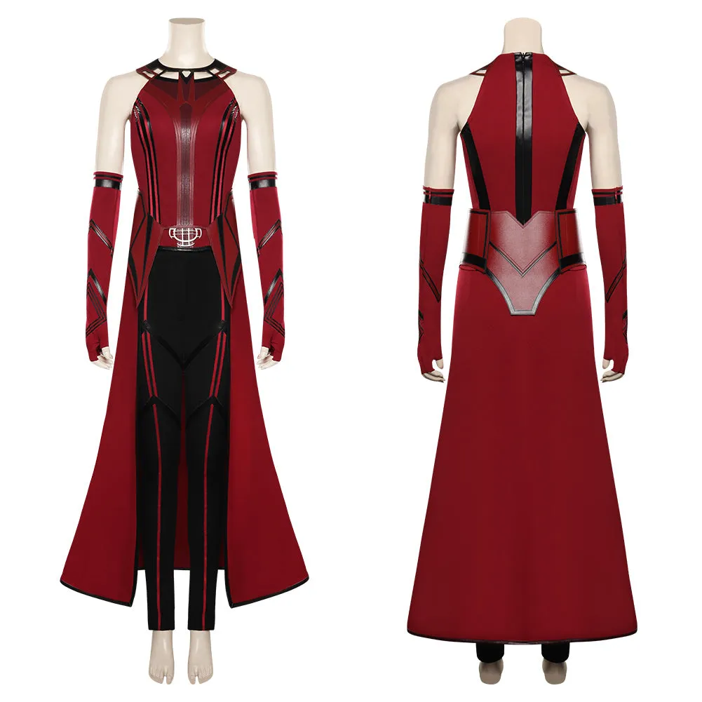Doctor Strange in the Multiverse of Madness  Scarlet Witch Wanda Cosplay Costumes Outfits Halloween Carnival Suit