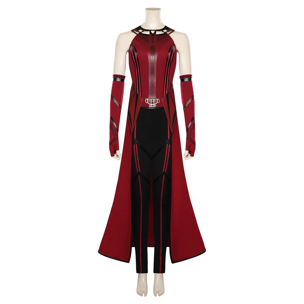 Doctor Strange in the Multiverse of Madness  Scarlet Witch Wanda Cosplay Costumes Outfits Halloween Carnival Suit