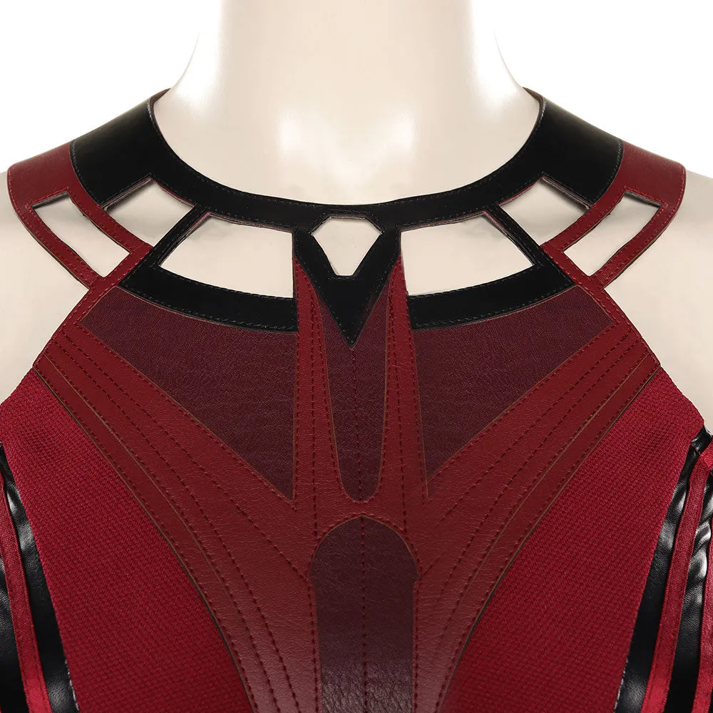 Doctor Strange in the Multiverse of Madness  Scarlet Witch Wanda Cosplay Costumes Outfits Halloween Carnival Suit