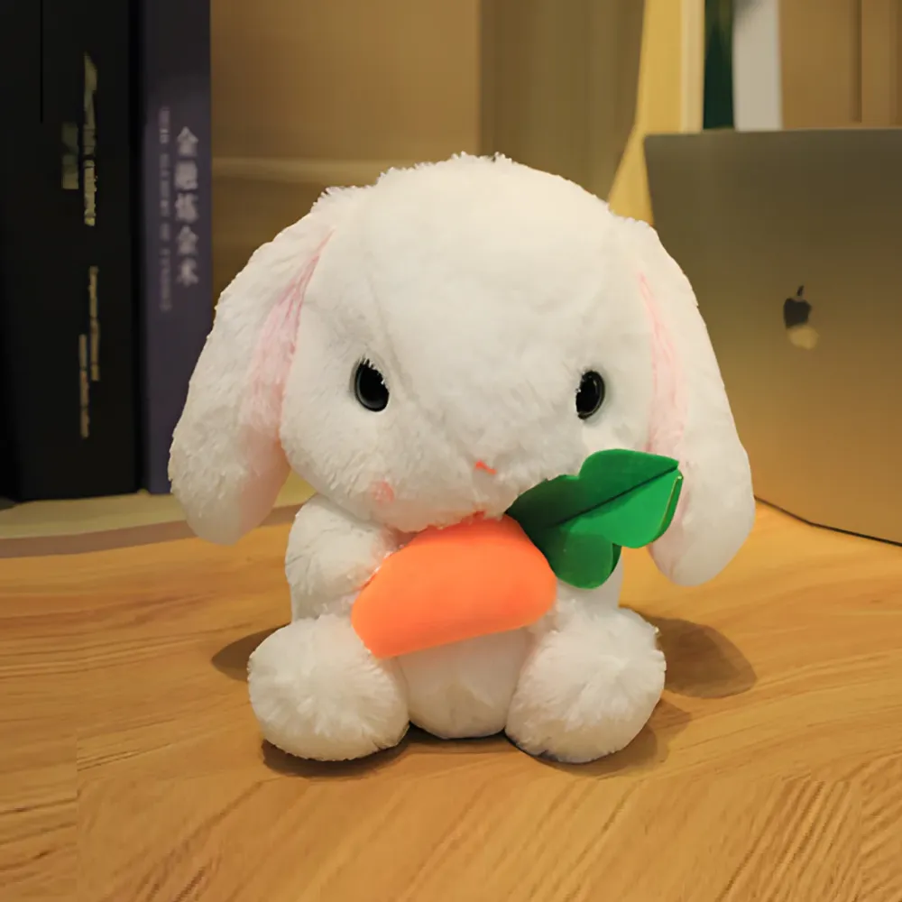 Easter Rabbit Holding Carrot 14"