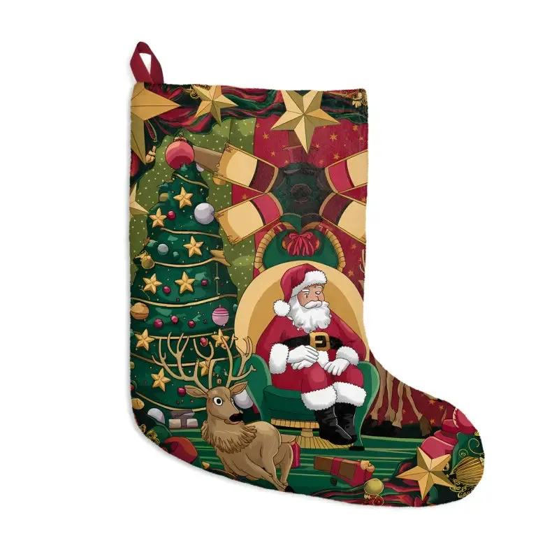Festive Santa Claus Christmas Stockings