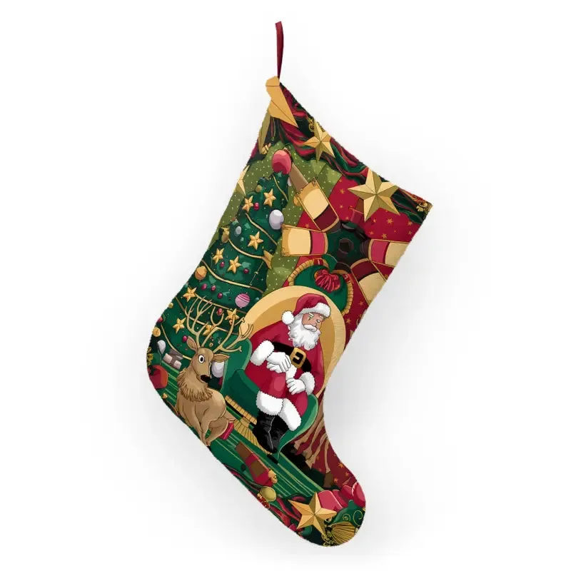 Festive Santa Claus Christmas Stockings