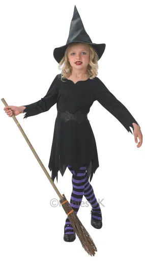 Girls Sorceress Witch   Hat Halloween Fancy Dress Costume