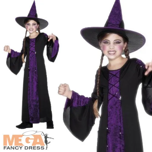 Girls Witch Book Character Halloween Costume   Hat